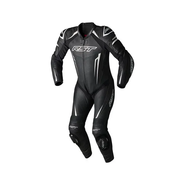 RST Tractech Evo 5 One Piece Suit Black White Black Size 60