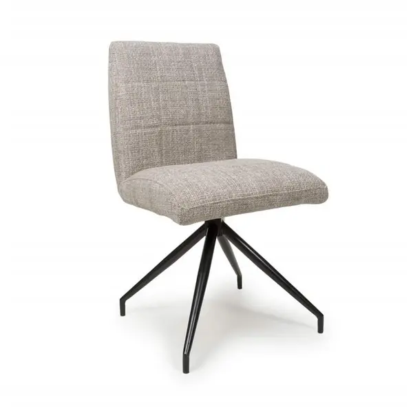 Shankar Laurel Tweed Oatmeal Dining Chairs - Beige 584785cm