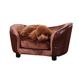 PawHut Pet Sofa Coffee 405mm x 665mm x 355 mm