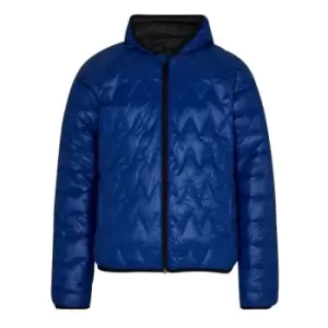 Boss Reversible Puffer Jacket - Blue