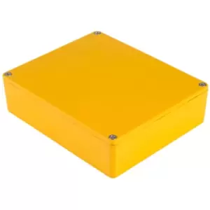 Hammond 1590XXYL Aluminium 'Stomp Box' Enclosure Yellow (145 x 121...