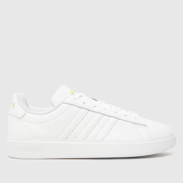 adidas grand court 2.0 trainers in white