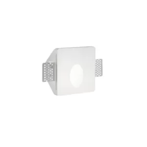 Walky-3 Integrated LED Plaster In Indoor Recessed Marker Wall Lamp 1 Light White 3000K