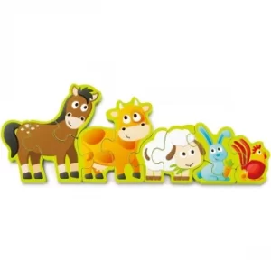 Hape Numbers & Farm Animals Puzzle