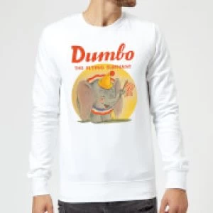Dumbo Flying Elephant Sweatshirt - White - S