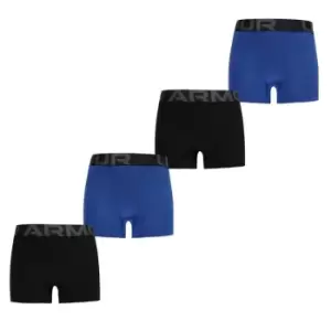 Under Armour Boxer Briefs 4 Pack Junior Boys - Blue