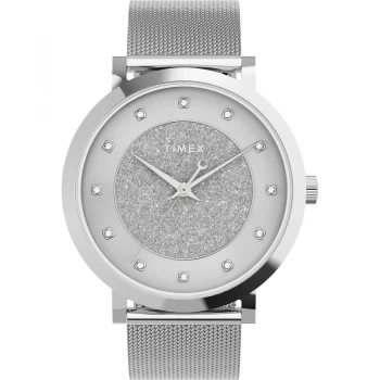 Timex Silver 'City Collection' Watch - TW2U67000