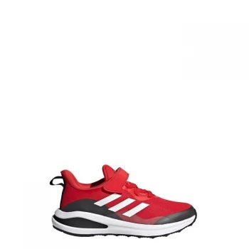adidas FortaRun Elastic Lace Top Strap Running Shoes Kids - Vivid Red / Cloud White / Core