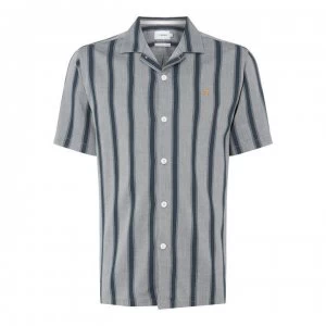 Farah Vintage Ricardo Short Sleeve Shirt - True Navy 412