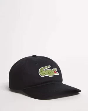 Lacoste Black Large Croc Cap