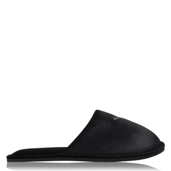 Emporio Armani Ribbed Slippers Black Size L Men