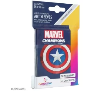 Gamegenic Champions Art Sleeves: Captain America (50-Pack)