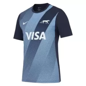 Nike Argentina Pre Match Rugby Training Jersey - Blue