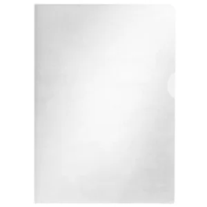 Centra Clear Plastic Wallet Cut Flush Folder A4 2 Openings 65 Micr...