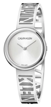 Calvin Klein MANIA Stainless Steel Bracelet Silver Dial Watch