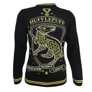 Harry Potter Hufflepuff Badger Crest Unisex Christmas Jumper Medium