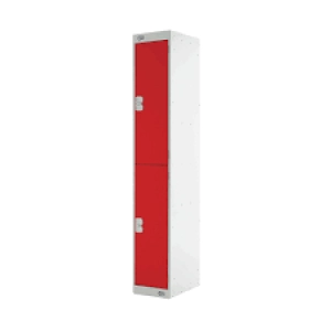 Two Compartment Express Standard Locker D450mm Red Door MC00156