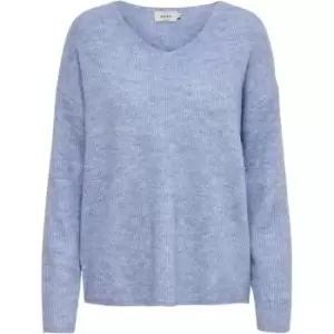 Only V Neck Jumper Womens - Blue