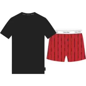 Calvin Klein S/S Boxer Set - Black