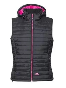 Trespass Aretha Gilet, Black, Size XS, Women