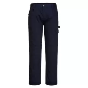 Portwest Mens Super Work Trousers (34R) (Navy)