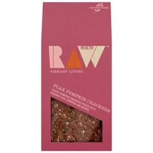 Raw Health Organic Gluten Free Flax Pumpkin Crackers 90g