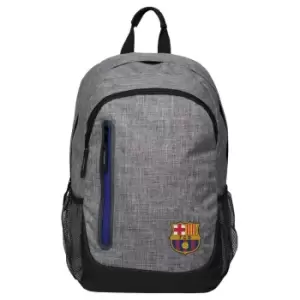 FC Barcelona Backpack (One Size) (Grey)