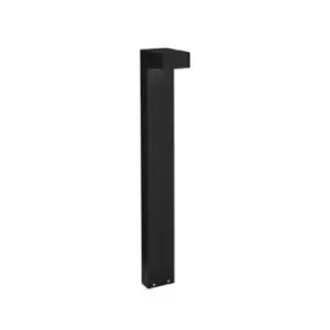 Sirio 2 Light Outdoor Tall Bollard Black IP44, G9