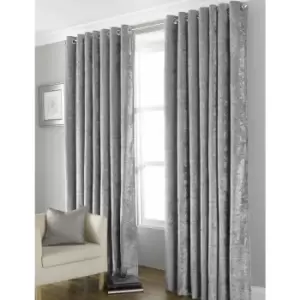 Bliss Grey Curtains 66 x 72 - Grey - Country Club