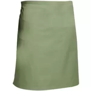 Dennys Multicoloured Catering Waist Apron 28x36ins (One Size) (Light Olive) - Light Olive