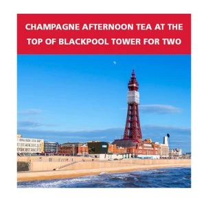 Red Letter Days Champagne Afternoon Tea At The Top Of Blackpool Tower For Two