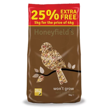 Honeyfields Wont Grow Wild Bird Food - 5kg