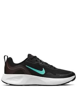 Nike Wearallday Trainer - Black/Teal, Black/Teal, Size 5