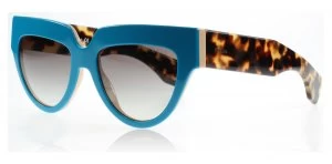 Prada PR29PS Sunglasses Turquoise / Tortoise / Peach SL00A7 52mm