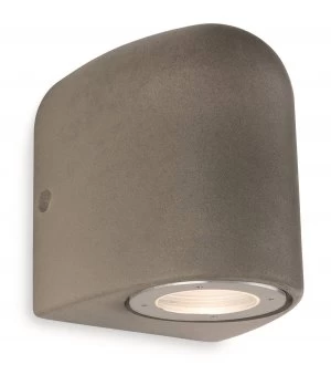 1 Light Single Outdoor Wall Light Concrete IP44, GU10