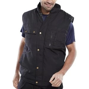 Click Workwear Hudson Bodywarmer Small Black Ref HBBLS Up to 3 Day