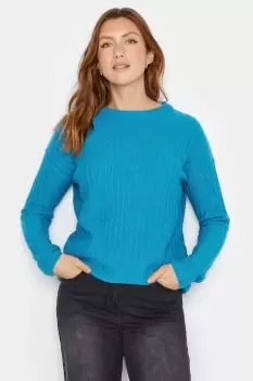 Tall Ribbed Long Sleeve Knit Jumper