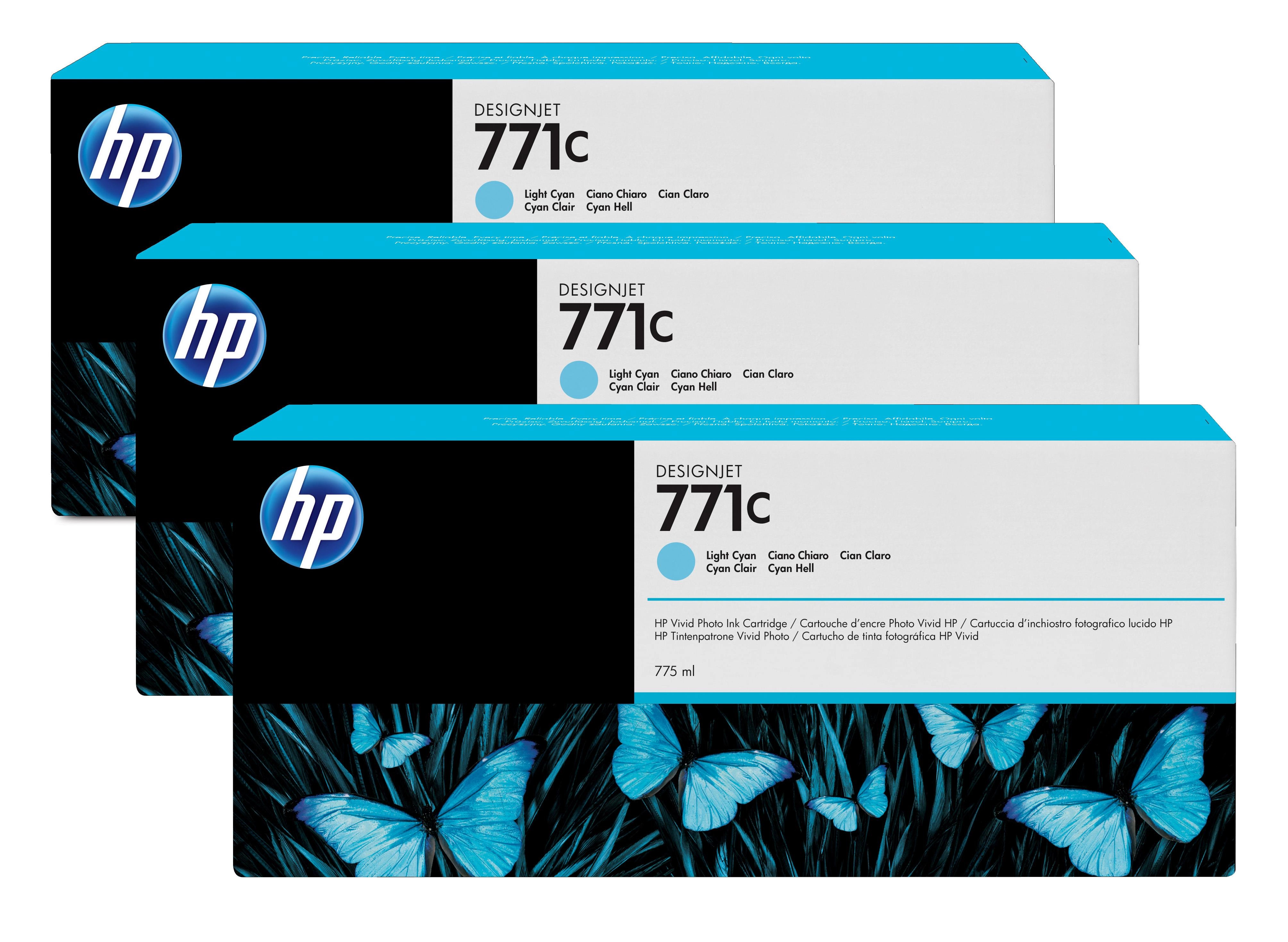 HP 771 Light Cyan Ink Cartridge