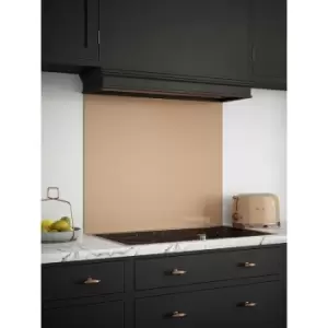 Splashback - Rose Gold Glass Kitchen 900mm x 750mm - Copper