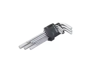 "King Dick HWAL208 1/16"- 3/8" 9pc AF Hex Key Set"