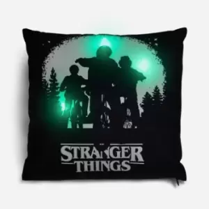 Stranger Things Bikes LED Light Up Cushion in Green