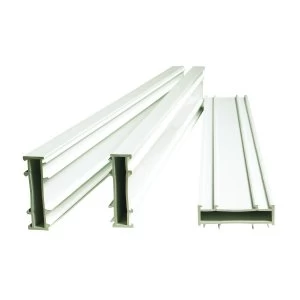 Wickes uPVC Frame Extender Pack - White 20 x 1850mm