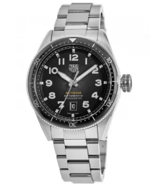 Tag Heuer Autavia Calibre 5 Chronometer Black Dial Steel Mens Watch WBE5114.EB0173 WBE5114.EB0173