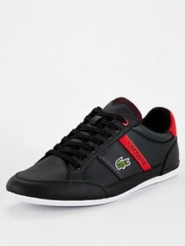 Lacoste Chaymon Trainers - Black, Size 12, Men