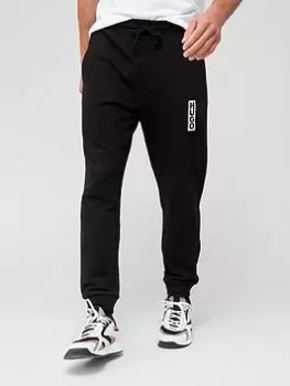 HUGO Dogur Relaxed Fit Jogger, Black, Size L, Men