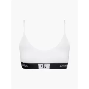 Calvin Klein Lightly Underlined Bralette - White