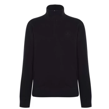 Gant Quarter Zip Sweater - Blue