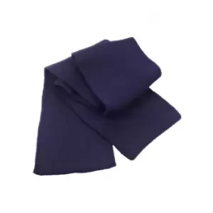 Result Classic Heavy Knit Thermal Winter Scarf (One Size) (Navy)