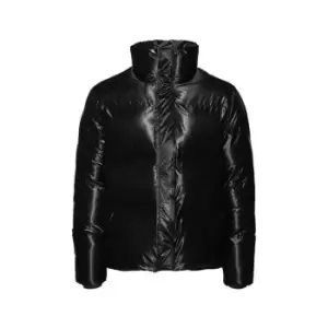 Rains Boxy Puffer Jacket - Black