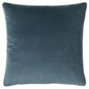 Furn Cohen Velvet Cushion Cover (One Size) (Slate Blue)